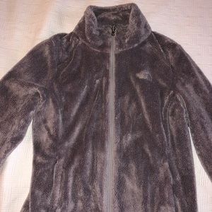The North Face Gray Fuzzy Jacket